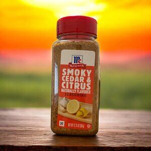 McCormick Smoky Cedar & Citrus Seasoning for Salmon, Shrimp, Chicken 12.75 Ounce